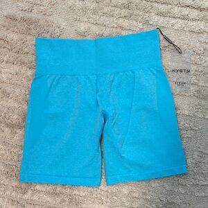 NVGTN Turquoise Contour Shorts